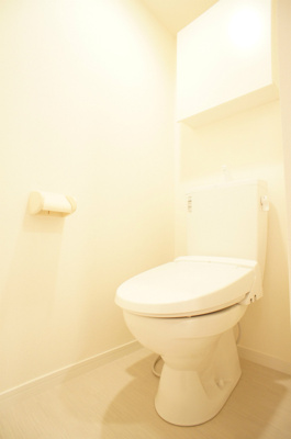 コンパクトで使いやすいトイレです
