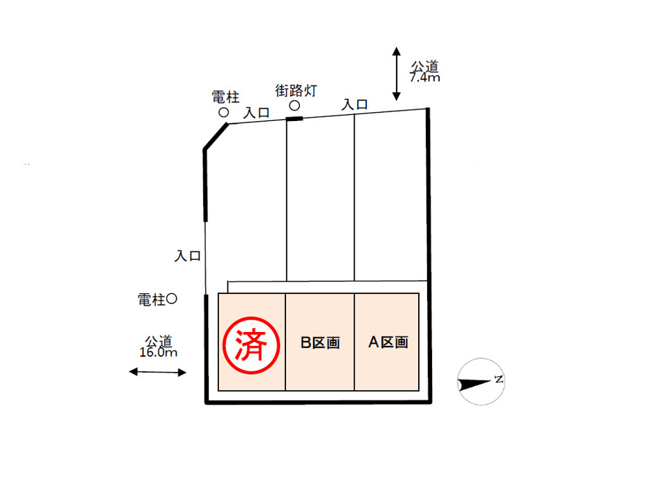 レガフィット清洲城　倉庫事務所【区画図】