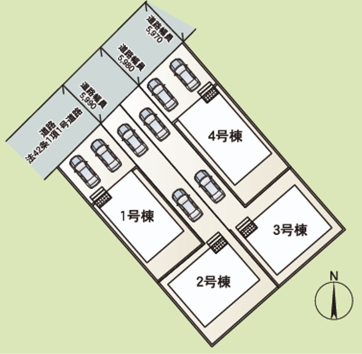 うるま市与那城屋慶名【4号棟】【間取り】