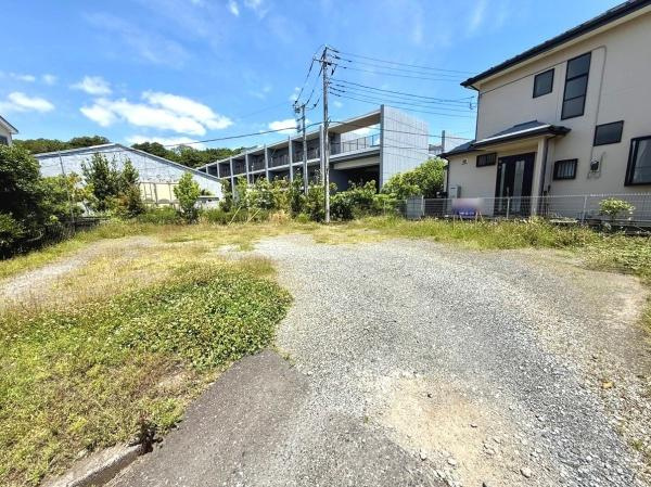 開放感のある敷地です。