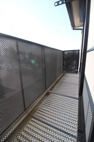 風通しの良いバルコニー