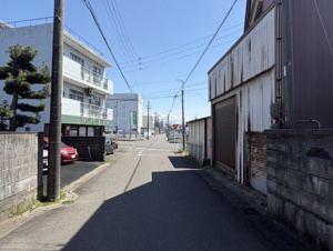 江南市古知野町花霞【前面道路含む現地写真】