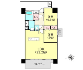 プレミスト北谷アラハビーチThe TERRACE 【間取り】