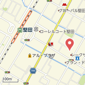 大津市本堅田４丁目の事務所【地図】
