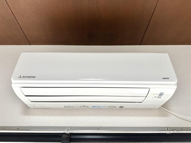 エアコン完備してます。