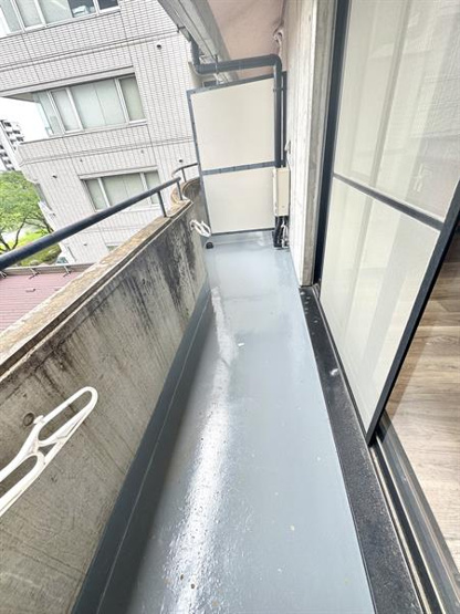 日当たり良好のベランダです