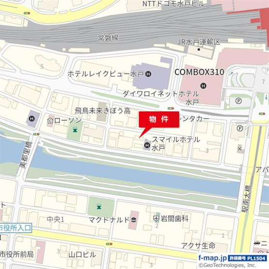 水戸駅改札まで徒歩6分