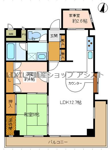 ジュラクビル【間取り】図面と現況が相違する場合は、現況を優先します