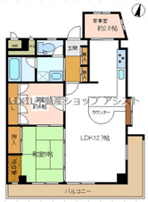 ジュラクビル【間取り】図面と現況が相違する場合は、現況を優先します
