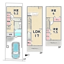 右京区山ノ内宮前町【間取り】《1号地》