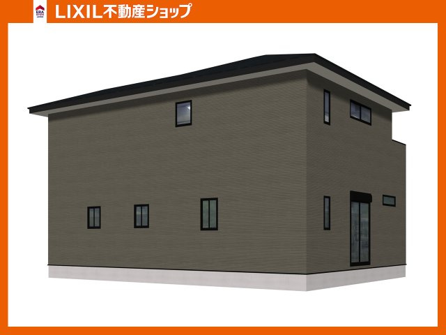 若松区高須東4丁目1期【完成予想図】完成予想図です。全洋室、パントリー、W.I.C付。収納豊富なお家です。
