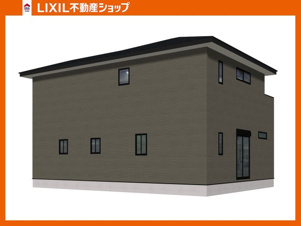 若松区高須東4丁目1期【完成予想図】完成予想図です。全洋室、パントリー、W.I.C付。収納豊富なお家です。
