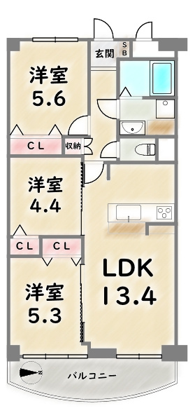 壬生川団地【間取り】