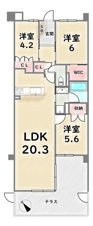 イニシア桂大橋【間取り】