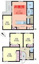 横浜市中区本牧元町の中古一戸建【間取り】