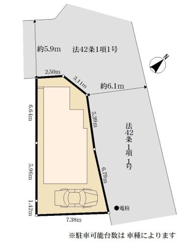 横浜市港南区東永谷１丁目の新築一戸建【区画図】