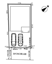 横浜市磯子区岡村１丁目の新築一戸建【区画図】