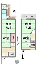 右京区嵯峨天龍寺椎野町【間取り】