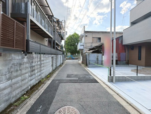 右京区西院追分町【前面道路含む現地写真】