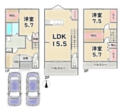 右京区西院追分町【間取り】