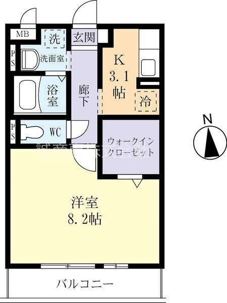 大和ハウス施工の１K