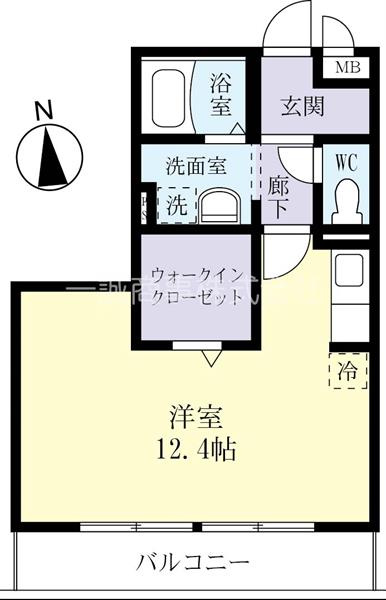 大和ハウス施工12.4帖の１R