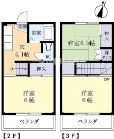 メゾネットタイプです！