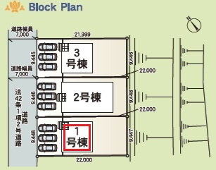 可児市大森第2（全3棟）【区画図】