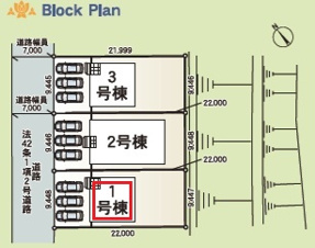 可児市大森第2（全3棟）【区画図】