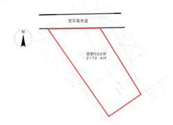 新規物件【空港近く　原野６４８坪】の画像