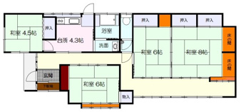東新庄一丁目中古住宅【間取り】