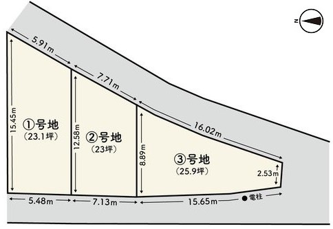 K12137-3号地紫竹【区画図】