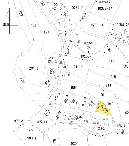 西条町寺家　古家付土地【間取り】