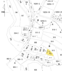 西条町寺家　古家付土地【間取り】