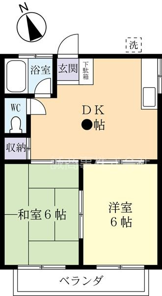お部屋によって間取りが相違する可能性があります。