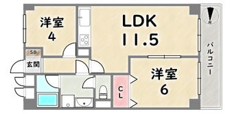 春栄ハイツ【間取り】