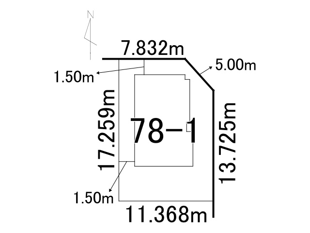 西１８条南４丁目【土地図】