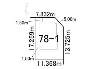 西１８条南４丁目【土地図】