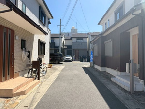 西京区松室扇田町【前面道路含む現地写真】