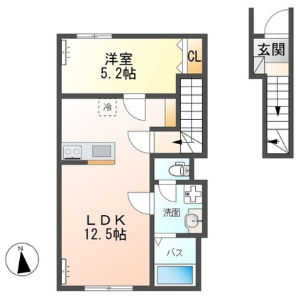 つくば市大曽根新築アパート②の画像
