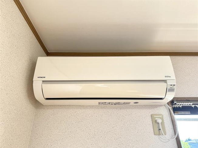 夏と冬には欠かせないエアコン完備してます