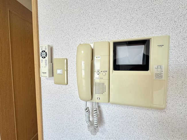 エントランスの訪問者が確認できます