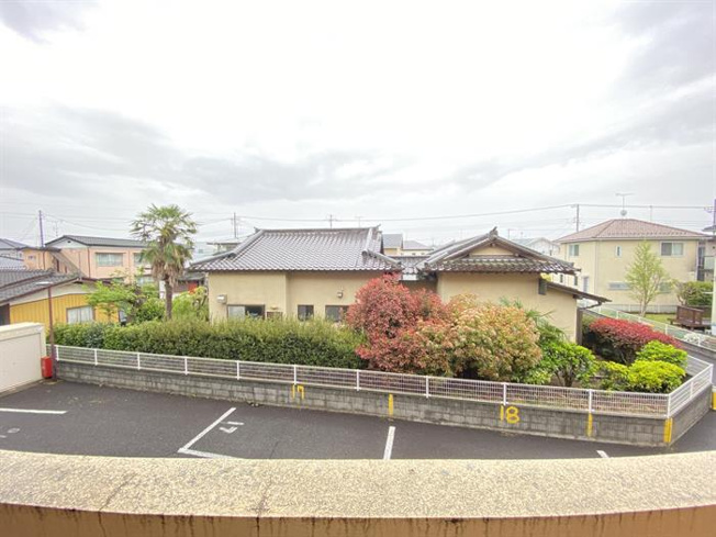 高い建物など無く開けた眺望