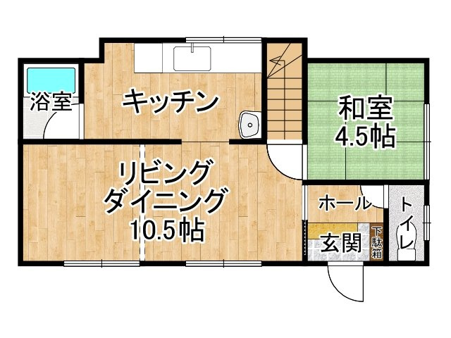 西１６条北２丁目【間取り】