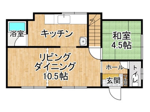 西１６条北２丁目【間取り】