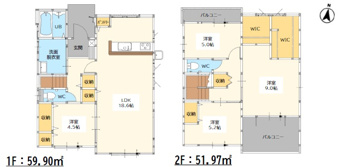 昭栄町3期1【間取り】