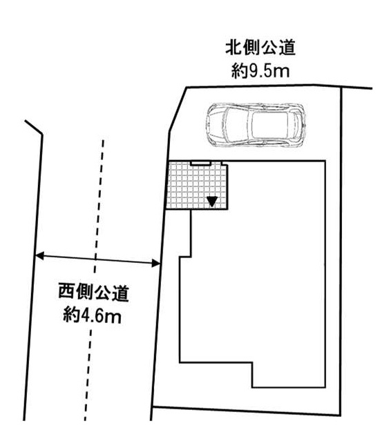 横浜市港南区上大岡東３丁目の新築一戸建【区画図】