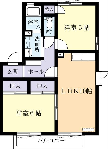 ファミリータイプの２LDK!!