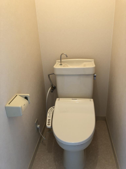 清潔なトイレ･温水洗浄便座付き