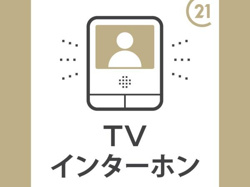 玄関にテレビインターホン付きです